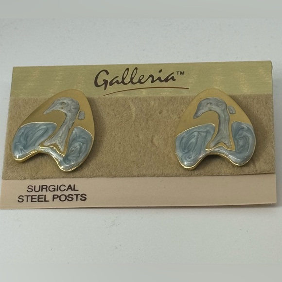 Vintage Nautical Earrings with Surgical Steel Posts - Picture 2 of 6